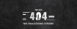 Page not found - error 404 (PL)