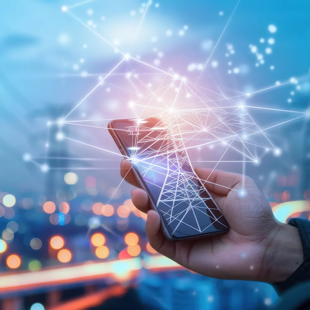 Visual representation of smart devices interconnected, symbolizing the future advancements in the Internet of Things.